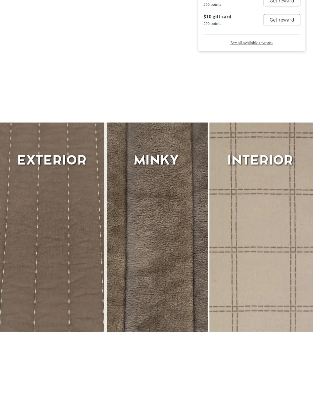 Beddy's ZipBase Quilted Comforter Set in Taupe